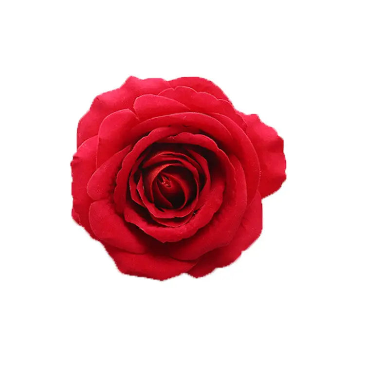 Red Rose Flower Embellishment for Prom Dresses and Wedding Accessories