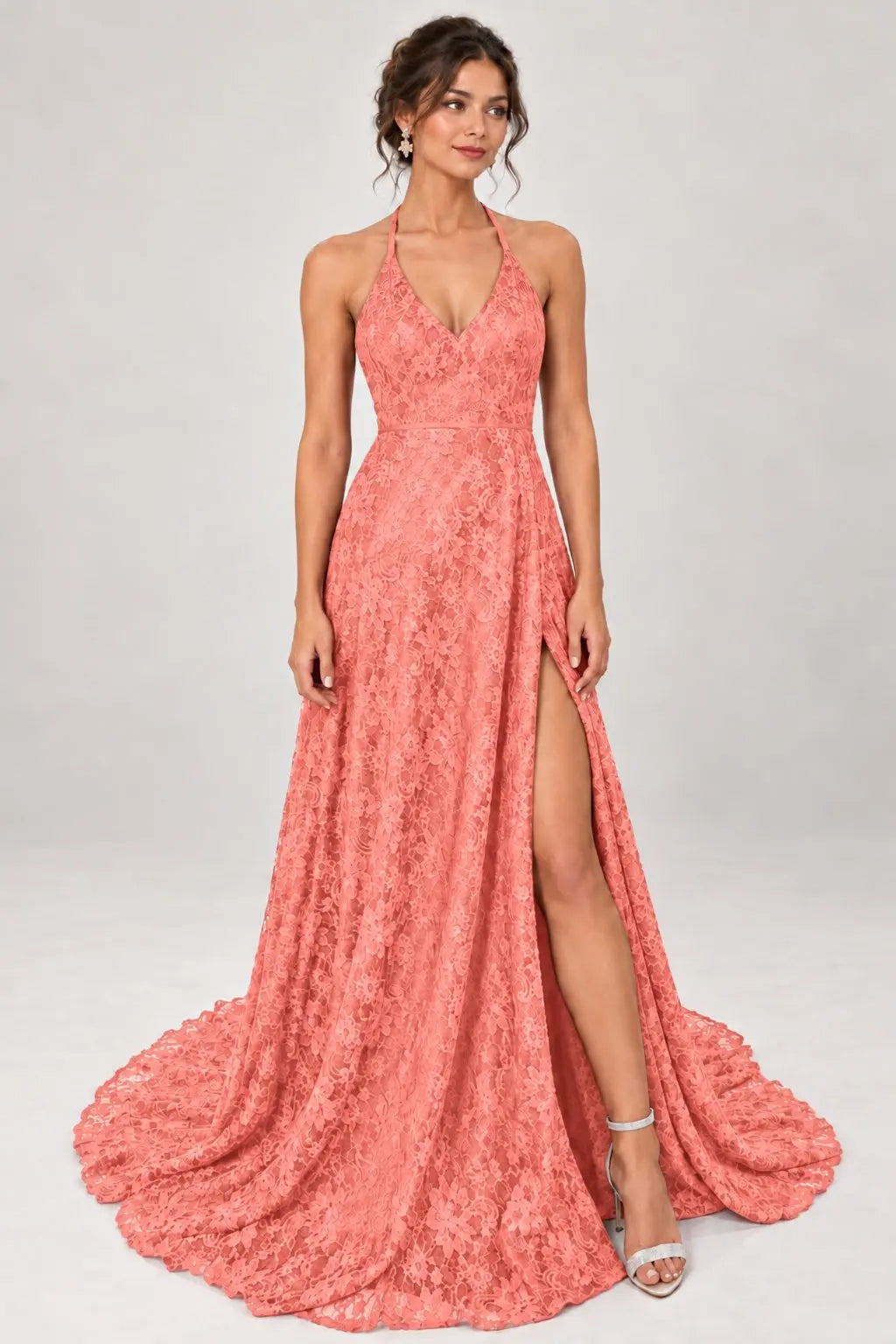 A-Line Spaghetti Straps Floor-Length Burgundy Prom Dresses with Appliques Evening Dresses Party Dresses