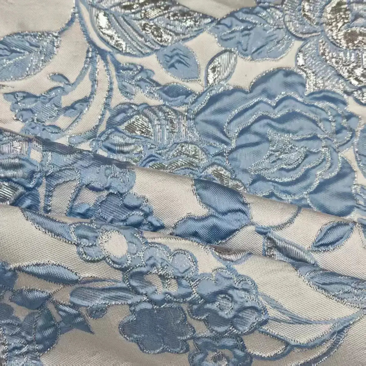 A-line Satin Spaghetti Straps 3D Floral Printed Formal Long Prom Dresses