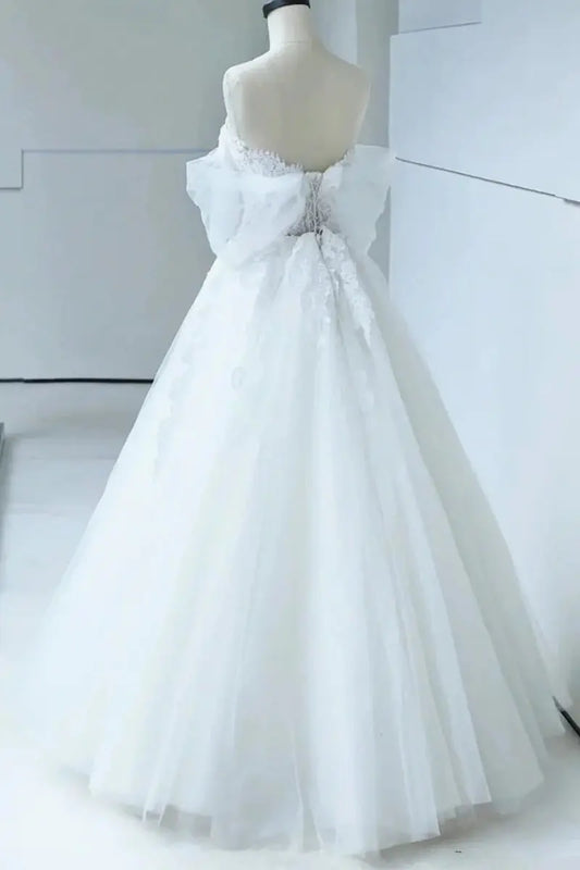 Kaidress 2026 Off-the-Shoulder Lace Boho A-Line Wedding Dress Custom