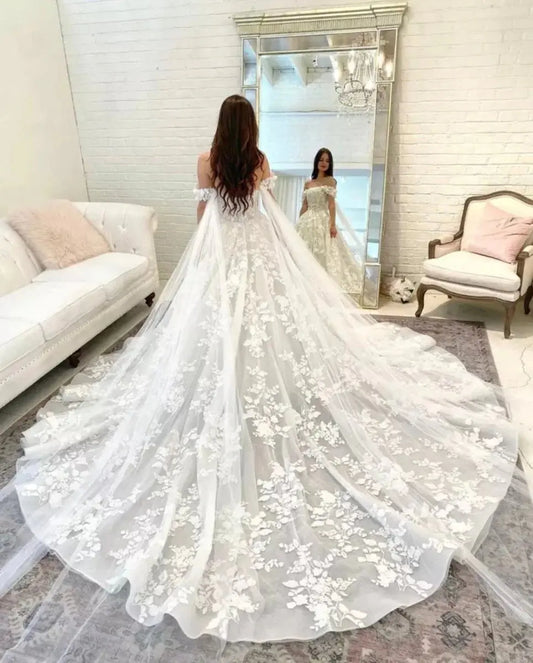 Kaidress 2026 Strapless Lace Luxury Wedding Dress for Bride Custom Made