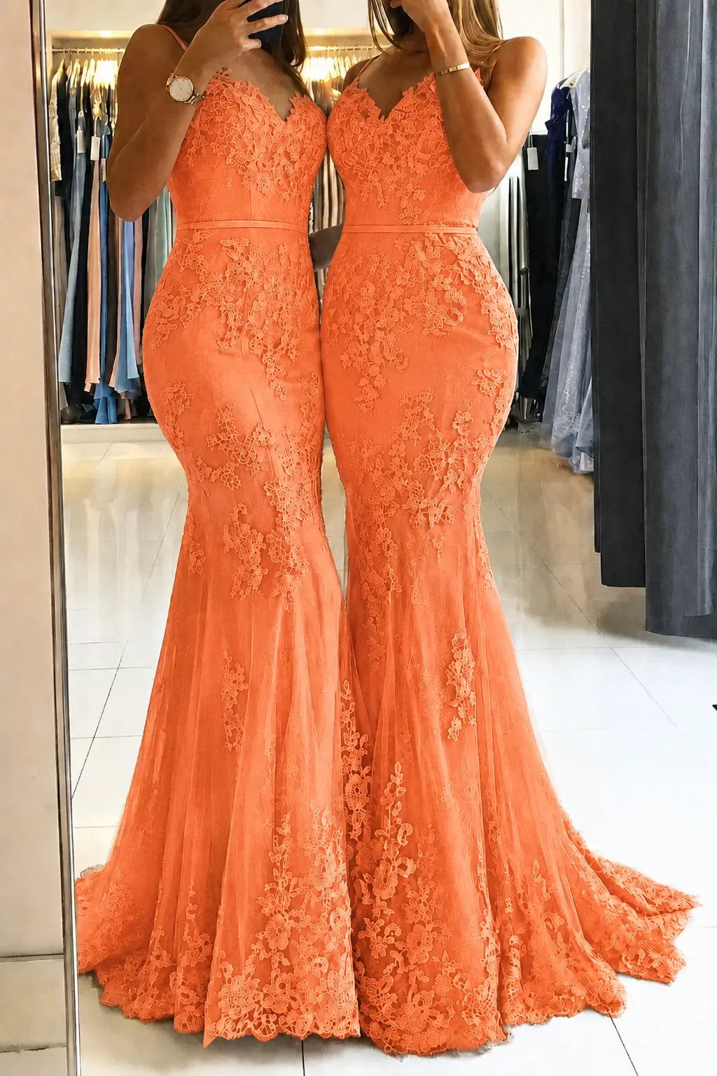 Trumpet/Mermaid Sweetheart Sleeveless Long/Floor-Length Tulle Prom Dresses With Appliqued KAIDRESS