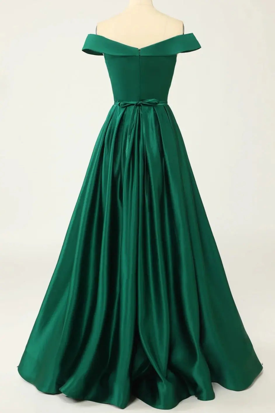 Satin Burgundy Formal Prom Dresses Slit Strapless Long Evening Gowns