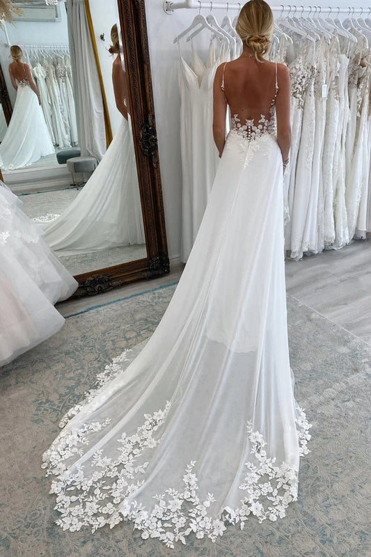 kaidress 2026 White Lace Boho Wedding Dresses for Bride Custom Made
